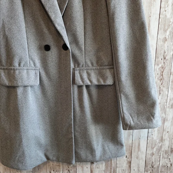 Elegant Gray Women's Blazer - Picture 3 of 9